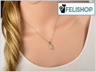 Collier en argent -Diamond- - 🐱 FELISHOP 🐱