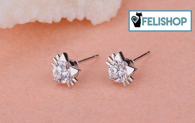 Boucles d'oreilles -Diamond- - 🐱 FELISHOP 🐱