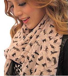 Foulard -Motif chat- - 🐱 FELISHOP 🐱