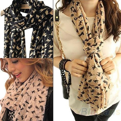 Foulard -Motif chat- - 🐱 FELISHOP 🐱